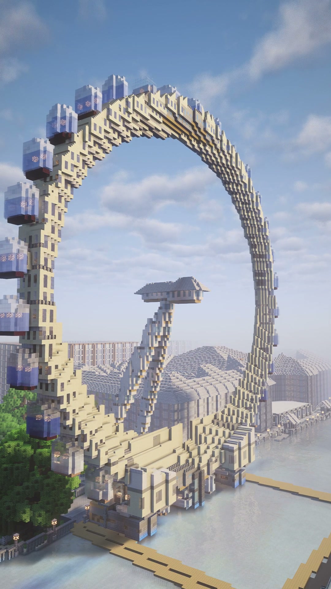 London Eye in unserer Minecraft-Welt
