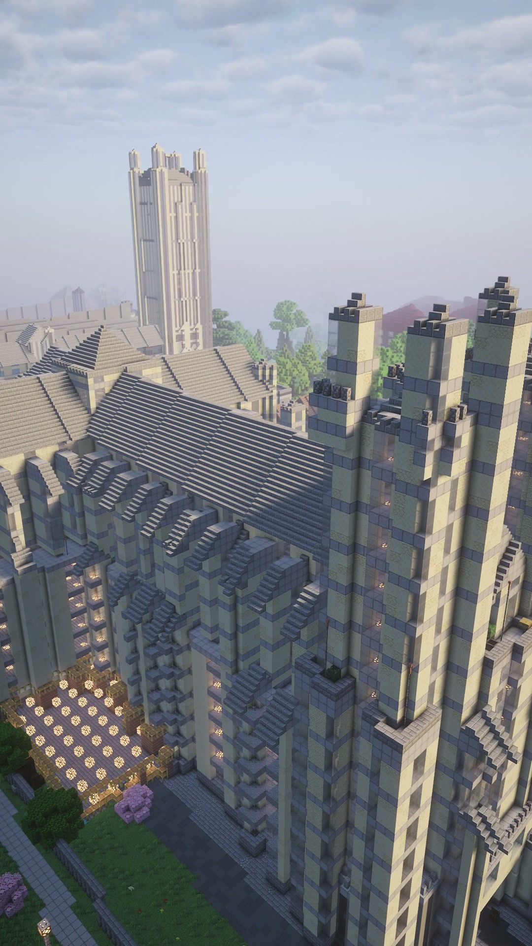 Westminster Abbey in unserer Minecraft-Welt