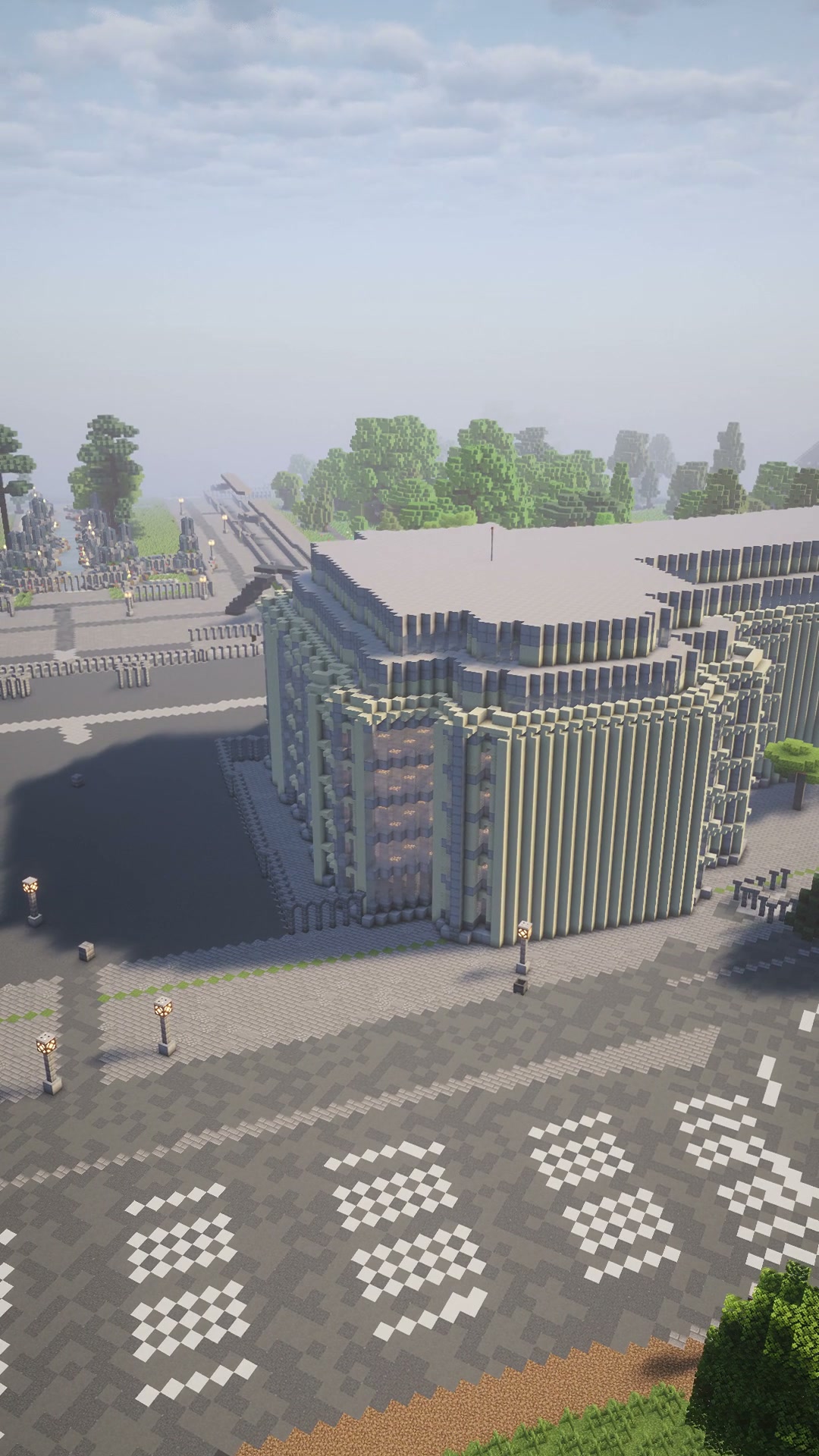 Trocadéro in unserer Minecraft-Welt